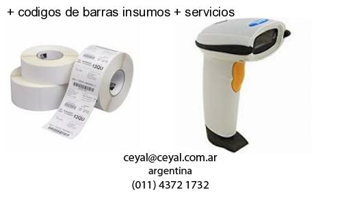 codigos de barras insumos servicios