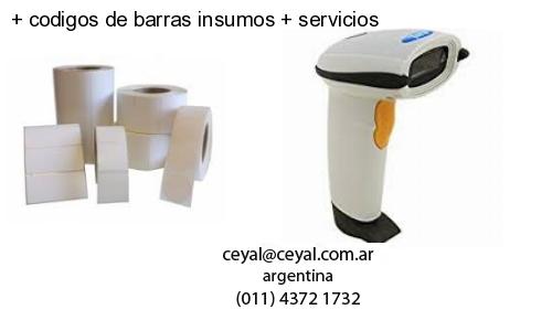   codigos de barras insumos   servicios
