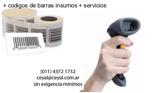   codigos de barras insumos   servicios