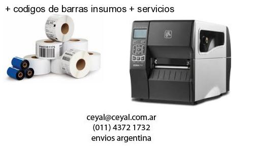 codigos de barras insumos servicios