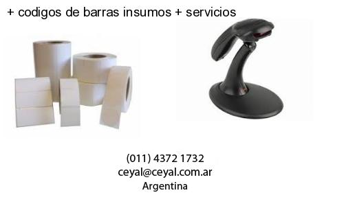   codigos de barras insumos   servicios