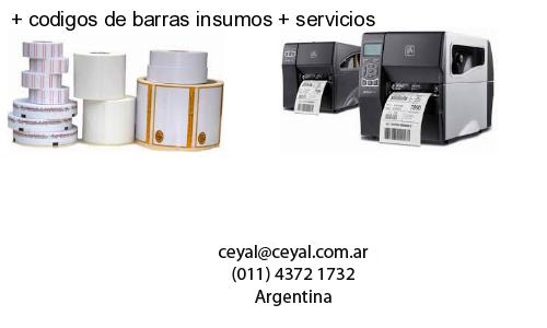   codigos de barras insumos   servicios