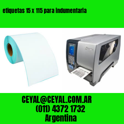etiquetas 15 x 115 para indumentaria