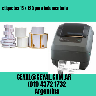 etiquetas 15 x 120 para indumentaria