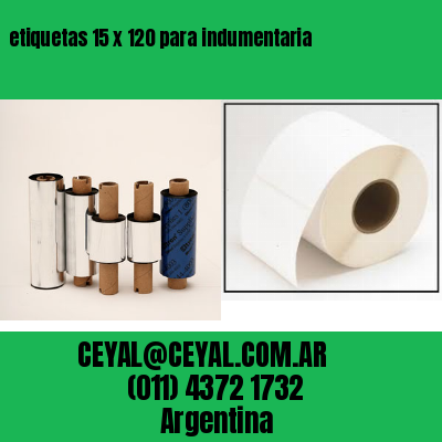 etiquetas 15 x 120 para indumentaria