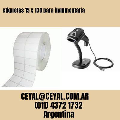 etiquetas 15 x 130 para indumentaria