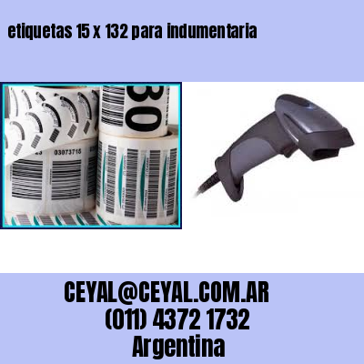 etiquetas 15 x 132 para indumentaria