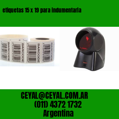 etiquetas 15 x 19 para indumentaria