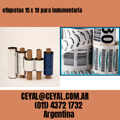 etiquetas 15 x 19 para indumentaria