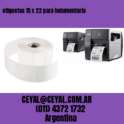 etiquetas 15 x 22 para indumentaria