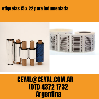 etiquetas 15 x 22 para indumentaria