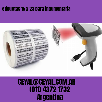 etiquetas 15 x 23 para indumentaria