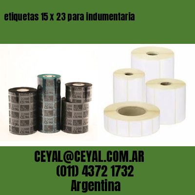 etiquetas 15 x 23 para indumentaria