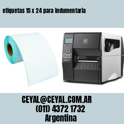 etiquetas 15 x 24 para indumentaria