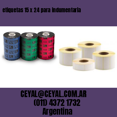 etiquetas 15 x 24 para indumentaria
