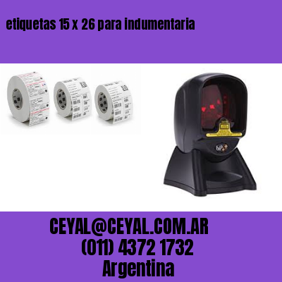 etiquetas 15 x 26 para indumentaria