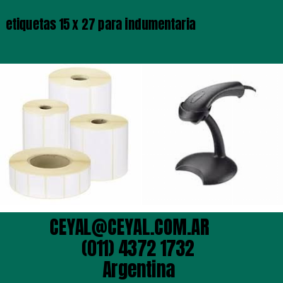 etiquetas 15 x 27 para indumentaria