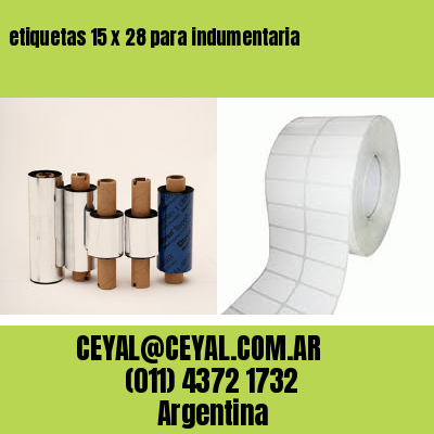etiquetas 15 x 28 para indumentaria