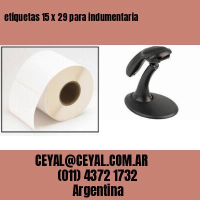 etiquetas 15 x 29 para indumentaria