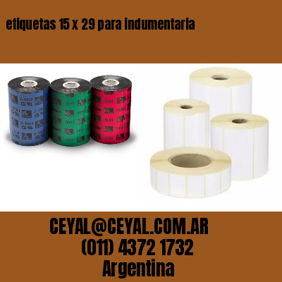 etiquetas 15 x 29 para indumentaria