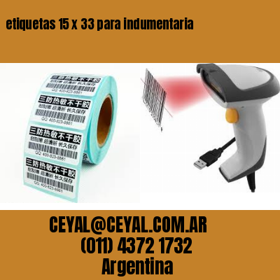 etiquetas 15 x 33 para indumentaria