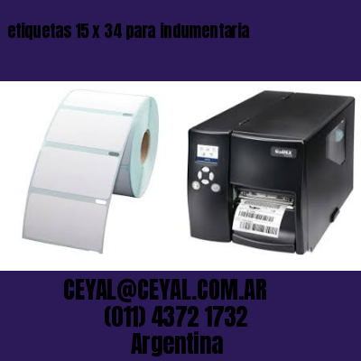 etiquetas 15 x 34 para indumentaria
