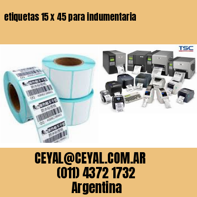 etiquetas 15 x 45 para indumentaria