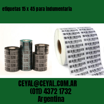 etiquetas 15 x 45 para indumentaria