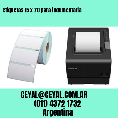 etiquetas 15 x 70 para indumentaria