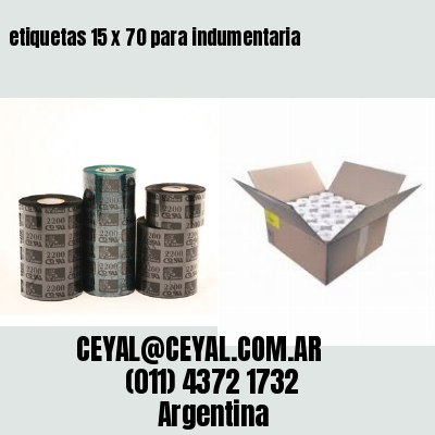 etiquetas 15 x 70 para indumentaria
