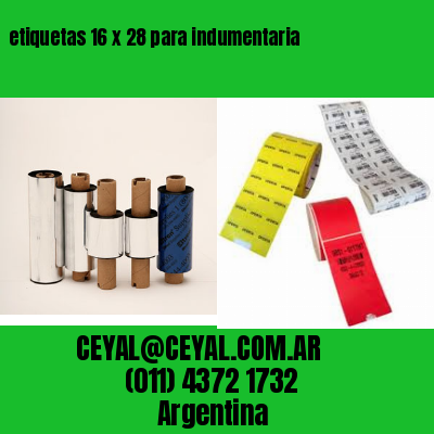 etiquetas 16 x 28 para indumentaria