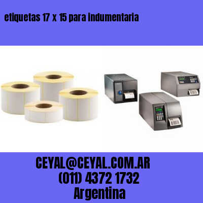 etiquetas 17 x 15 para indumentaria