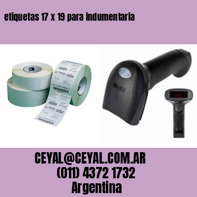 etiquetas 17 x 19 para indumentaria