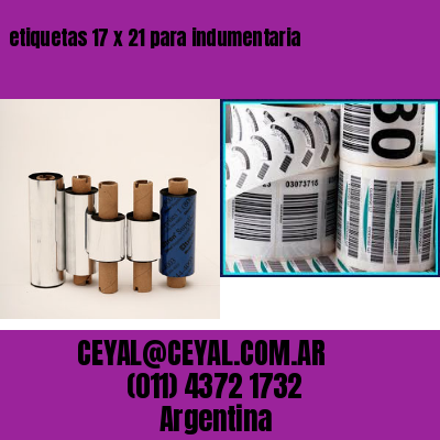 etiquetas 17 x 21 para indumentaria