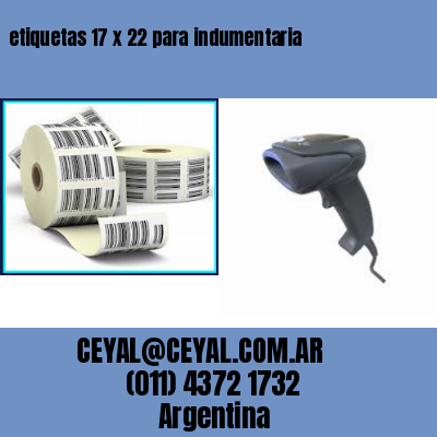 etiquetas 17 x 22 para indumentaria