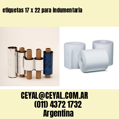 etiquetas 17 x 22 para indumentaria