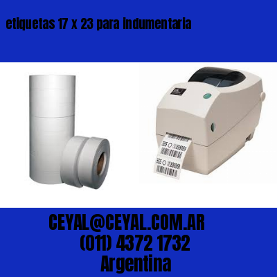 etiquetas 17 x 23 para indumentaria