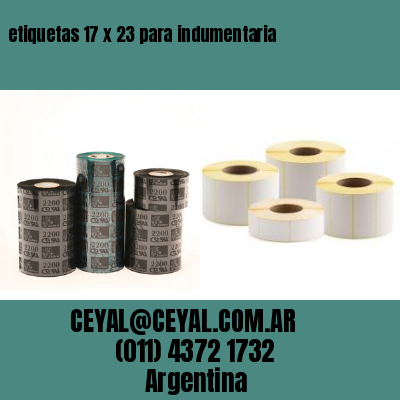 etiquetas 17 x 23 para indumentaria