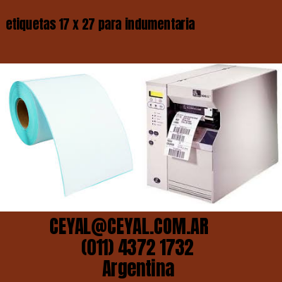 etiquetas 17 x 27 para indumentaria