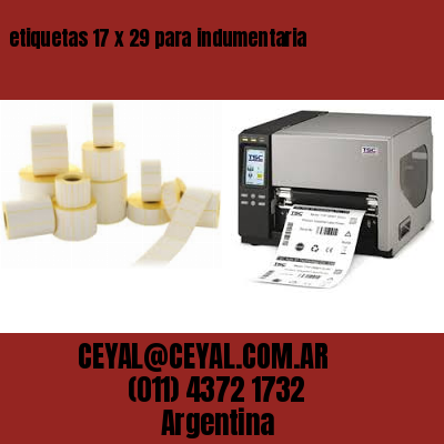 etiquetas 17 x 29 para indumentaria