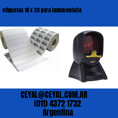 etiquetas 18 x 20 para indumentaria