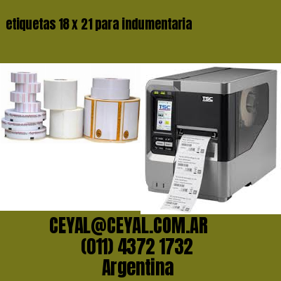 etiquetas 18 x 21 para indumentaria