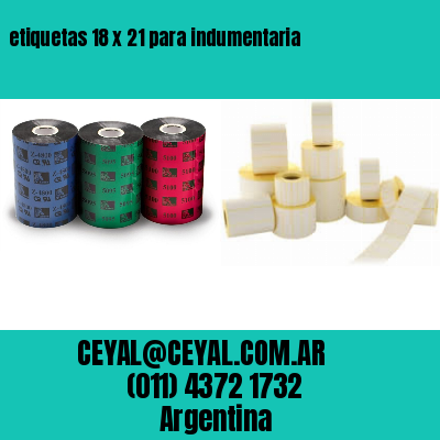 etiquetas 18 x 21 para indumentaria