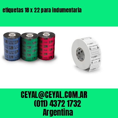 etiquetas 18 x 22 para indumentaria
