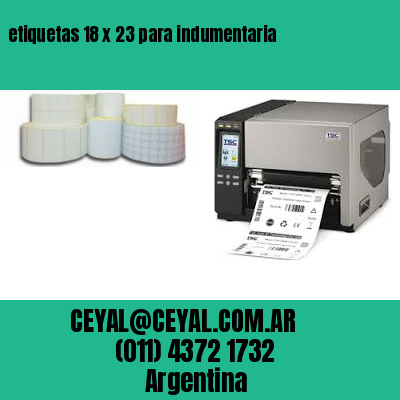 etiquetas 18 x 23 para indumentaria
