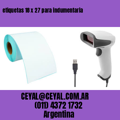 etiquetas 18 x 27 para indumentaria