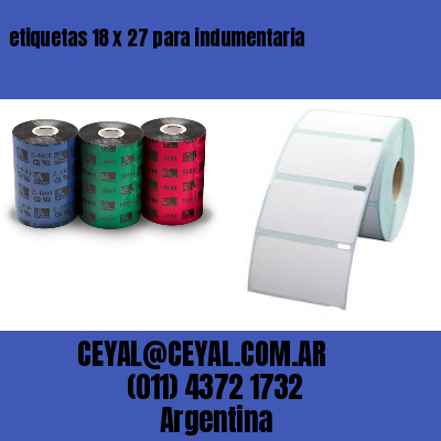 etiquetas 18 x 27 para indumentaria