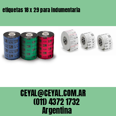 etiquetas 18 x 29 para indumentaria