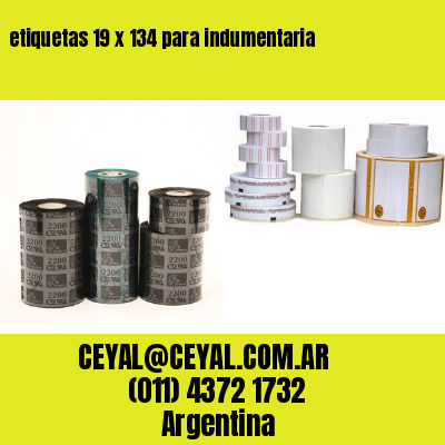 etiquetas 19 x 134 para indumentaria