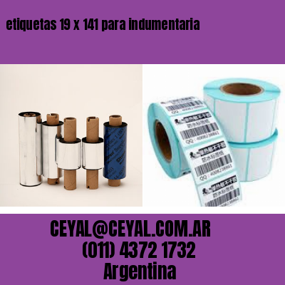 etiquetas 19 x 141 para indumentaria